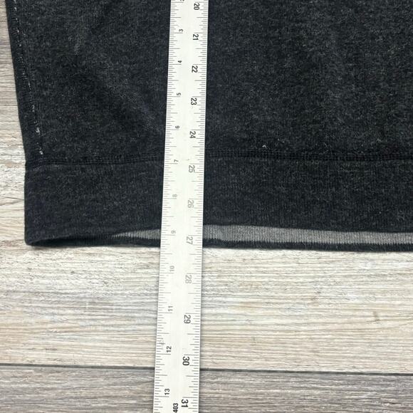 Polo Ralph Lauren Heather Gray Mens 2XL 1/4 Zip Reversible Mock Neck Sweater EUC - Picture 7 of 8